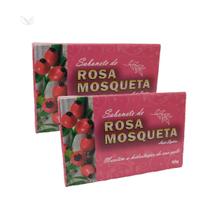 Kit 2 Sabonete Artesanal De Rosa Mosqueta - 90G