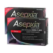 Kit 2 Sabonete Asepxia Detox Ação Purificante 80g