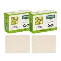 Kit 2 Sabonete de Coco Granado em Barra para Pele Mista e Oleosa 100g Kit 2 Sabonete de Coco Granado em Barra para Pele Mista e Oleosa 100g