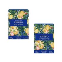 Kit 2 Sabonete em Barra Phebo Limão Siciliano Bar Soap 100g