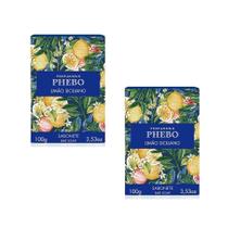 Kit 2 Sabonete em Barra Phebo Limão Siciliano Bar Soap 100g