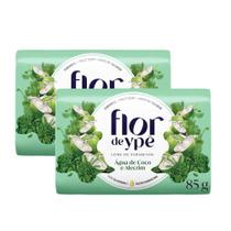 Kit 2 Sabonete Flor de Ypê Água de Coco e Alecrim 85g