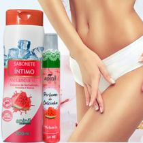 Kit 2 Sabonete Íntimo e Perfume de Calcinha Sabor Melância