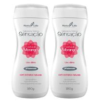 Kit 2 Sabonete Íntimo Líquido Sensação Morango