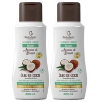 Kit 2 Sabonete Íntimo Óleo De Coco 200Ml - Bio Instinto