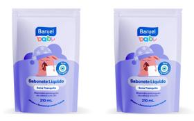Kit 2 Sabonete Líq Baby Sono Tranquilo Refil 210ml - Baruel