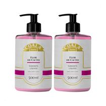 Kit 2 Sabonete Liquido 500ml Flor De Cacto Coala - Mãos, Corpo e Rosto Kit 2 Sabonete Liquido 500ml Flor De Cacto Coala - Mãos, Corpo e Rosto