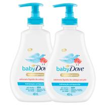 Kit 2 Sabonete Líquido Baby Dove da Cabeça aos Pés Hidratação Enriquecida 400ml