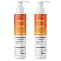 Kit 2 Sabonete Líquido Calêndula Hipoalergênico 200Ml - Vedis