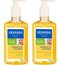Kit 2 Sabonete Líquido de Glicerina Bebê 250ml - Granado