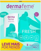 Kit 2 Sabonete Líquido Dermafeme Fresh 200ml - Cimed Kit 2 Sabonete Líquido Dermafeme Fresh 200ml - Cimed