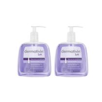 Kit 2 Sabonete Líquido Dermotivin Soft Pele Seca ou Sensibilizada 300ml