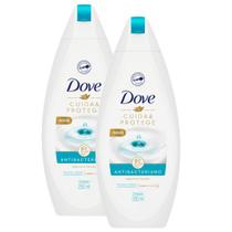 Kit 2 Sabonete Líquido Dove Antibacteriano Cuida e Protege 250ml Kit 2 Sabonete Líquido Dove Antibacteriano Cuida e Protege 250ml
