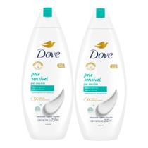 Kit 2 Sabonete Líquido Dove Pele Sensível 250ml Kit 2 Sabonete Líquido Dove Pele Sensível 250ml