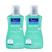 Kit 2 Sabonete Líquido Facial Antioliosidade Para Viagem Bolsa Dermecontrol 60ml