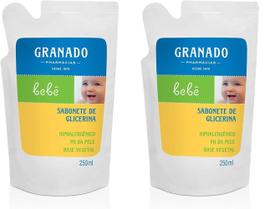 Kit 2 Sabonete Líquido Glicerina Bebê Refil 250ml - Granado Kit 2 Sabonete Líquido Glicerina Bebê Refil 250ml - Granado