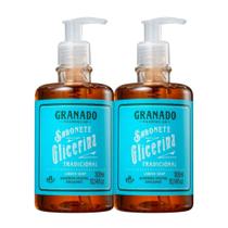 Kit 2 Sabonete Líquido Granado Tradicional Vegetal 300ml