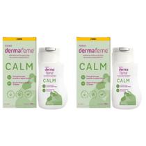 Kit 2 Sabonete Líquido Íntimo Dermafeme Calm 100ml