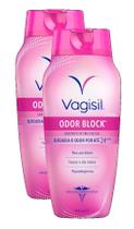 kit 2 Sabonete Líquido Íntimo Feminino Vagisil Odor Block 354ml kit 2 Sabonete Líquido Íntimo Feminino Vagisil Odor Block 354ml