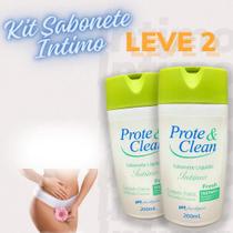 Kit 2 Sabonete Líquido Intimo Prote&Clean Fresh - (Feminino,Masculino,Unissex) 200ml (02 unidades)