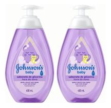 Kit 2 Sabonete Liquido Johnson's Baby Hora Do Sono 400ml