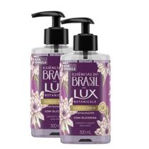 Kit 2 Sabonete Liquido Lux Essências do Brasil Dama-da-Noite 300 ml