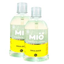 Kit 2 Sabonete Líquido Mió Mãos e Corpo Erva Doce 1 Litro