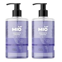 Kit 2 Sabonete Líquido Mió Mãos e Corpo Lavanda e Verbena 1 Litro