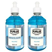 Kit 2 Sabonete Líquido Neutro Corpo e Mãos 500Ml - Pepilon Kit 2 Sabonete Líquido Neutro Corpo e Mãos 500Ml - Pepilon