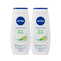 Kit 2 Sabonete Líquido Nivea Erva Doce 250ml Kit 2 Sabonete Líquido Nivea Erva Doce 250ml