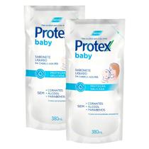 Kit 2 Sabonete Líquido Protex Baby Proteção Delicada Refil 380ml Kit 2 Sabonete Líquido Protex Baby Proteção Delicada Refil 380ml