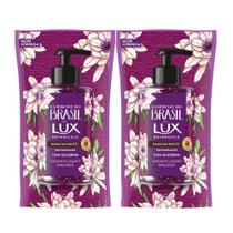 Kit 2 Sabonete Líquido Refil Lux Essências do Brasil Dama-da-Noite 240ml Kit 2 Sabonete Líquido Refil Lux Essências do Brasil Dama-da-Noite 240ml