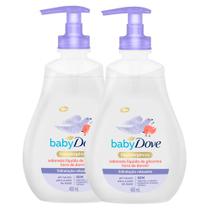 Kit 2 Sabonete Líquido Relaxante de Glicerina Baby Dove Hora de Dormir 400ml