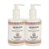 Kit 2 Sabonete Líquido Sabonete Líquido Granado Calêndula Mãos Corpo Terrapeutics 300ml