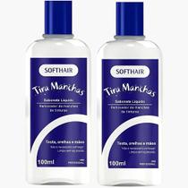 Kit 2 Sabonete Liquido Tira Manchas Soft Hair Pele E Mãos Removedor De Tintura Profissional 100ml Kit 2 Sabonete Liquido Tira Manchas Soft Hair Pele E Mãos Removedor De Tintura Profissional 100ml
