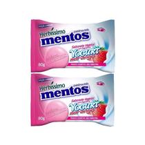 Kit 2 Sabonete Mentos Yogurt Sabão em Barra Iogurte 80g Herbíssimo