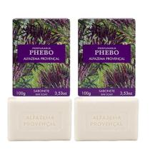 Kit 2 Sabonete Phebo Alfazema Provençal Em Barra Cremoso 100g Kit 2 Sabonete Phebo Alfazema Provençal Em Barra Cremoso 100g