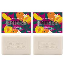 Kit 2 Sabonete Phebo Granado Nectarina da Andaluzia Glicerina Vegetal Natural em Barra 100g Kit 2 Sabonete Phebo Granado Nectarina da Andaluzia Glicerina Vegetal Natural em Barra 100g
