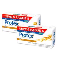 Kit 2 Sabonete Protex Aveia 85g cada Leve 6 Pague 5 Kit 2 Sabonete Protex Aveia 85g cada Leve 6 Pague 5