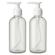 Kit 2 Saboneteira Pump Refil Frasco 500ml Creme Shampoo Sabão Liquido Sabonete