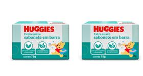 Kit 2 Sabonetes em Barra Extra Suave 75g - Huggies