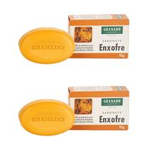 Kit 2 Sabonetes Enxofre Granado 90g Esfoliante