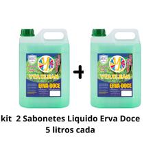 kit 2 Sabonetes Erva Doce Perfumado e Hidratante 5 litros cada