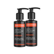 Kit 2 Sabonetes Intimo Masculino Man Force Energizer 200ml