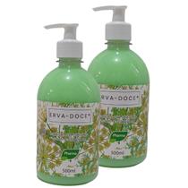 Kit 2 Sabonetes Líquido Com Colágeno Pharma 500ML Fragrância:Erva Doce