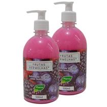 Kit 2 Sabonetes Líquido Com Colágeno Pharma 500ML Fragrância:Frutas Vermelhas