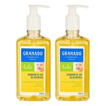 Kit 2 Sabonetes Líquido Granado Bebê 250ml Glicerina Kit 2 Sabonetes Líquido Granado Bebê 250ml Glicerina