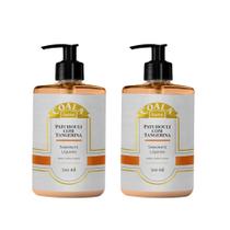 Kit 2 Sabonetes Líquido Patchouli com Tangerina Coala Mãos Corpo Rosto 500ml