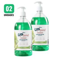 Kit 2 Sabonetes Líquidos Glicerinados 1L Erva Doce Up Hand com Pump Dispenser Hidratante Limpeza Suave UPPRO