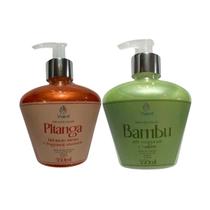 Kit 2 Sabonetes Líquidos Pitanga e Bambu 350ml Hidratação e Perfume Refrescante para a Pele Kit 2 Sabonetes Líquidos Pitanga e Bambu 350ml Hidratação e Perfume Refrescante para a Pele